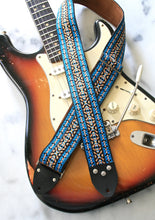 Load image into Gallery viewer, Blue &#39;Maco&#39; Guitar/Bass Hippie Strap
