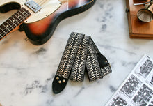 Load image into Gallery viewer, Gray &#39;Navarro&#39; Guitar/Bass Hippie Strap
