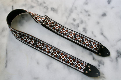 Brown 'Fillmore' Guitar/Bass Hippie Strap