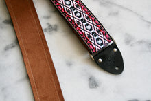 Load image into Gallery viewer, Purple &#39;Haida&#39; Guitar/Bass Hippie Strap
