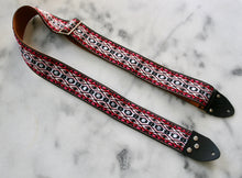 Load image into Gallery viewer, Purple &#39;Haida&#39; Guitar/Bass Hippie Strap
