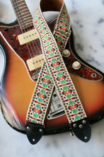 Load image into Gallery viewer, White &#39;Morrey&#39; Guitar/Bass Hippie Strap
