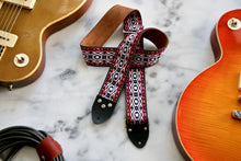 Load image into Gallery viewer, Purple &#39;Haida&#39; Guitar/Bass Hippie Strap

