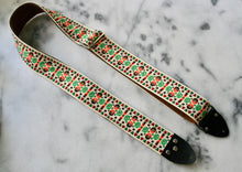 Load image into Gallery viewer, White &#39;Morrey&#39; Guitar/Bass Hippie Strap
