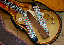 Load image into Gallery viewer, White &#39;Morrey&#39; Guitar/Bass Hippie Strap
