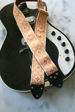 Load image into Gallery viewer, Orange &#39;Octa star&#39; Guitar/Bass Hippie Strap

