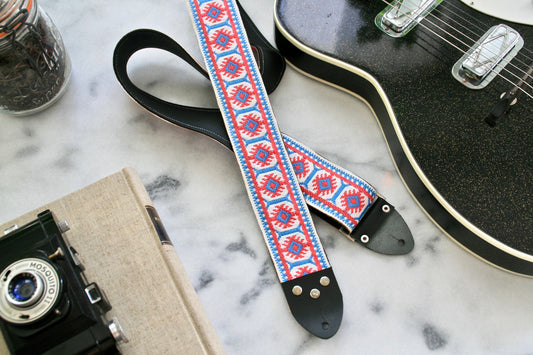 Pastel 'Pillars' Guitar/Bass Hippie Strap