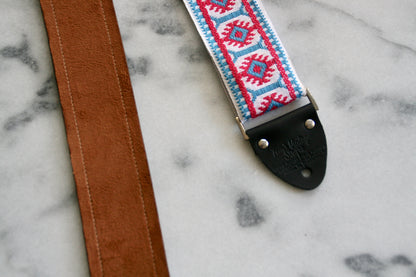 Pastel 'Pillars' Guitar/Bass Hippie Strap