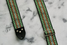Load image into Gallery viewer, Green &#39;Maco&#39; Guitar/Bass Hippie Strap
