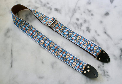 White 'Monterey' Guitar/Bass Hippie Strap