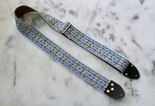 Load image into Gallery viewer, White &#39;Monterey&#39; Guitar/Bass Hippie Strap
