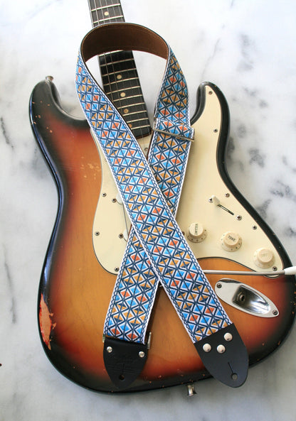 White 'Monterey' Guitar/Bass Hippie Strap