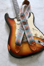 Load image into Gallery viewer, Turquoise &#39;Lindy&#39; Guitar/Bass Hippie Strap
