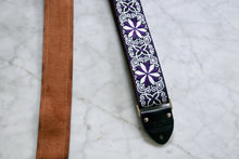 Load image into Gallery viewer, Purple &#39;Dresden&#39; Guitar/Bass Hippie Strap

