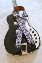 Load image into Gallery viewer, Purple &#39;Dresden&#39; Guitar/Bass Hippie Strap
