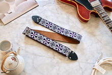Load image into Gallery viewer, Purple &#39;Dresden&#39; Guitar/Bass Hippie Strap
