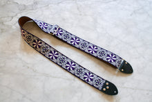 Load image into Gallery viewer, Purple &#39;Dresden&#39; Guitar/Bass Hippie Strap
