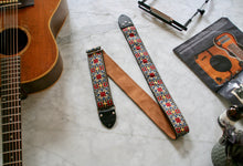 Load image into Gallery viewer, Brown &#39;Virginia&#39; Guitar/Bass Hippie Strap
